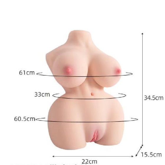 vip48 Solid doll with skeleton big chest fat buttock male buttocks